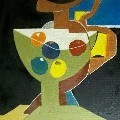 TREVIZO  - Frutero de noche - Oil Painting